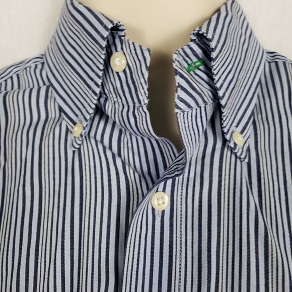 Tommy Hilfiger Striped Shirt Men's Size XL Pocket - Picture 5 of 8